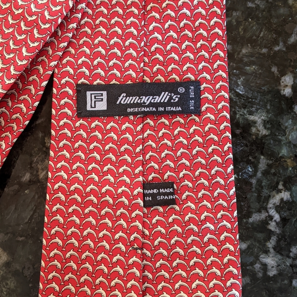 Vtg Fumagalli's Silk Tie